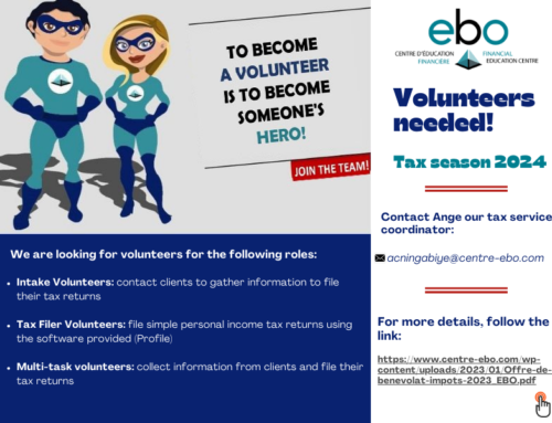 Volunteer Opportunity: Income tax service